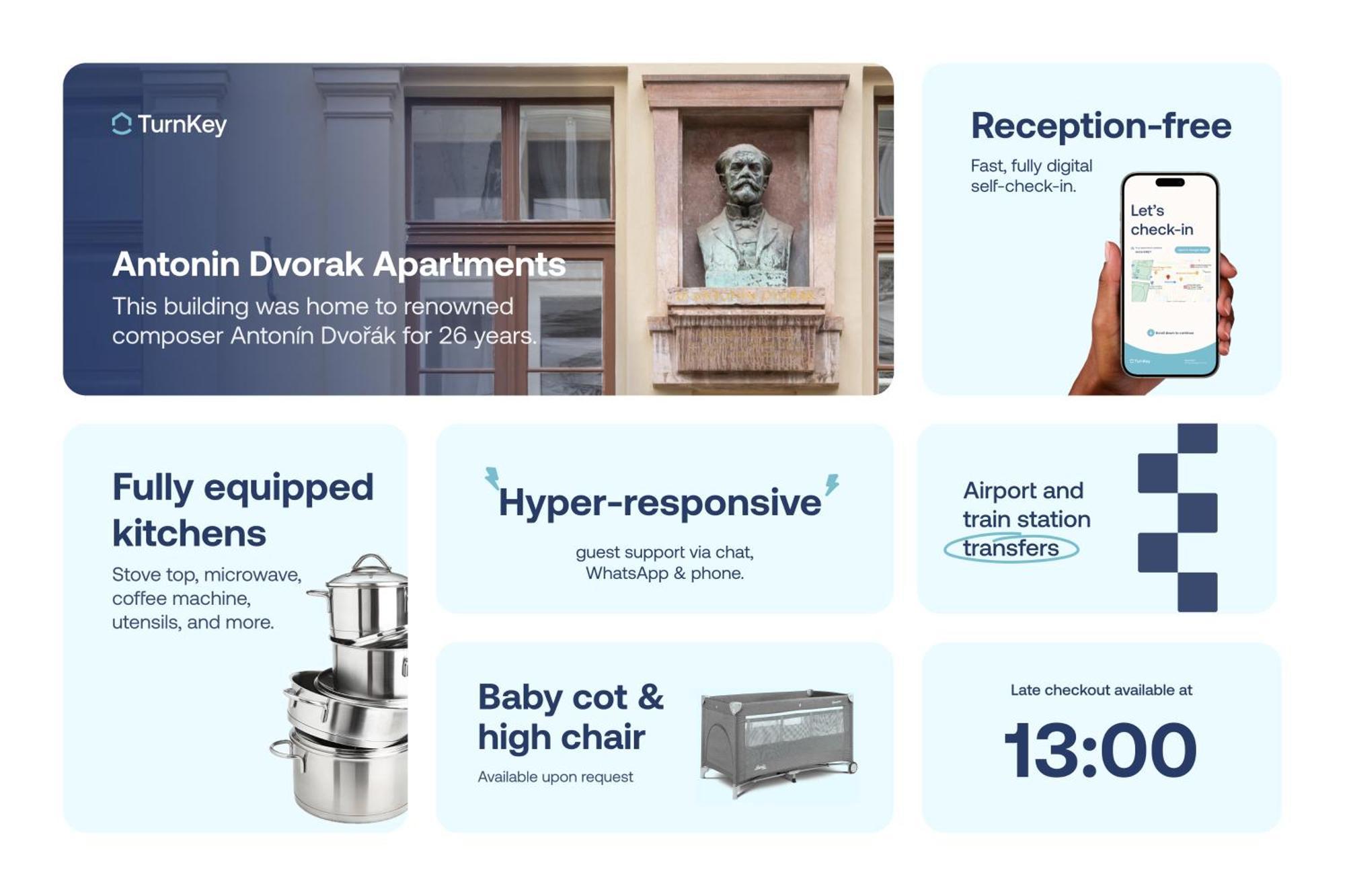 Turnkey I Antonin Dvorak Appartamento